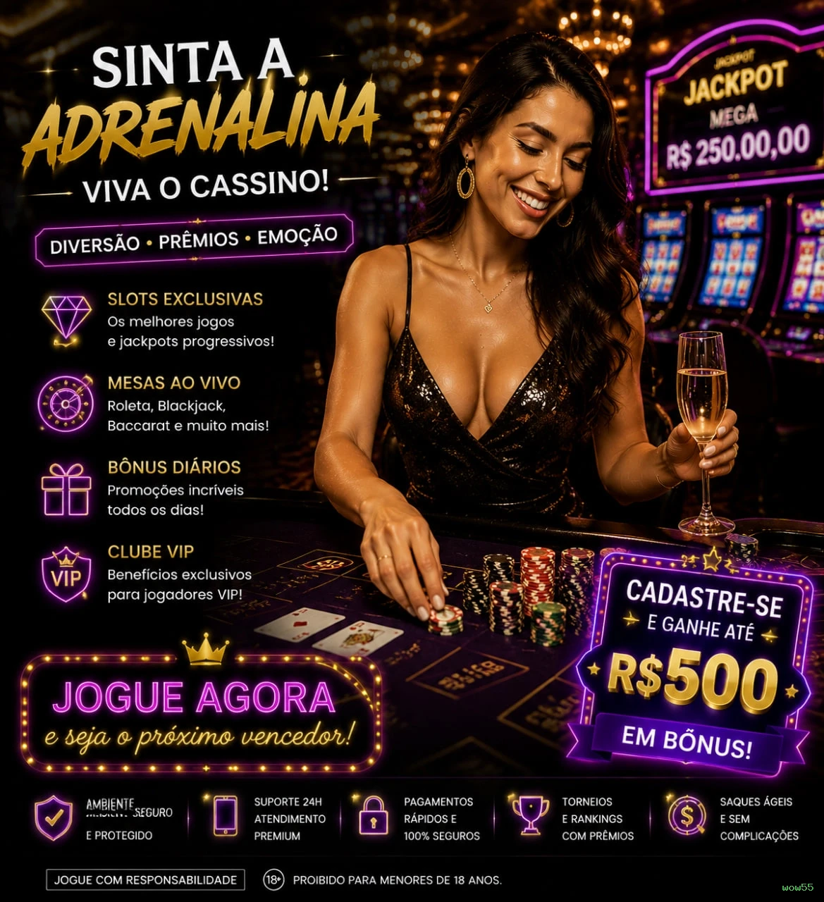 Segurança wow55 SSL